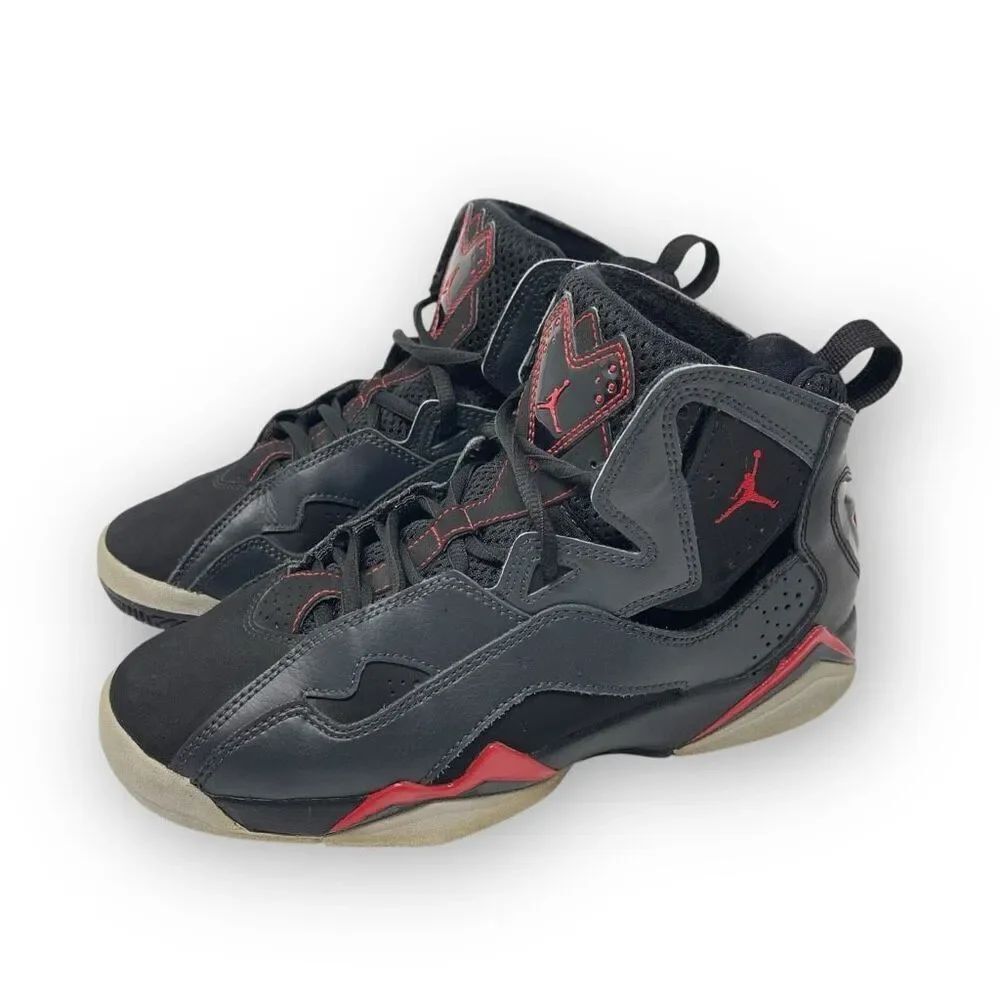 Nike Air Jordan True Flight GS BG Bred Basketball Shoes 343795-002 Youth Size 5Y